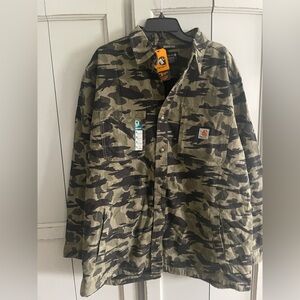 Carhartt Men's Green Camo Field Jacket